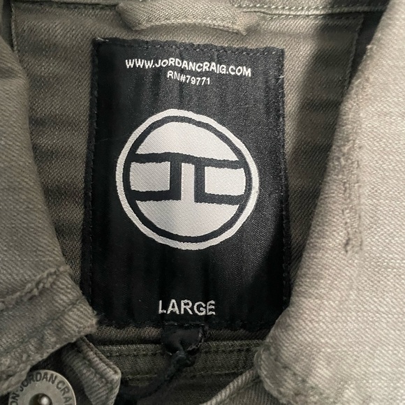 Jordan Craig Black Lightweight Shirt Jacket with Durable Canvas - Picture 2 of 2